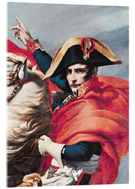 Acrylic print Napoleon crossing the Alps