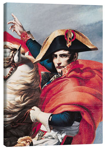 Canvas print Napoleon crossing the Alps