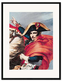 Gerahmter Kunstdruck Napoleon überquert die Alpen