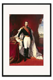 Gerahmter Kunstdruck Napoleon III.