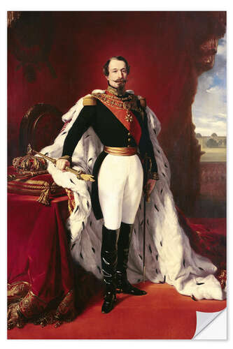 Autocolante decorativo Portrait of Napoleon III