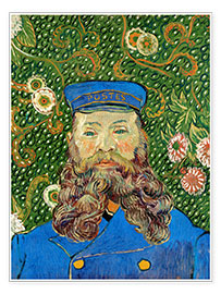 Reprodução  Retrato de Joseph Roulin I - Vincent van Gogh