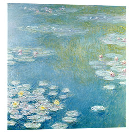 Akrylbillede  Nympheas at Giverny - Claude Monet