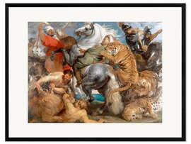 Framed art print The Tiger Hunt
