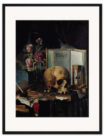 Gerahmter Kunstdruck Vanitas