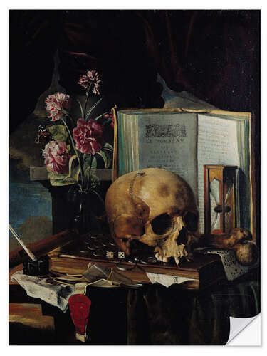 Selvklebende plakat Vanitas