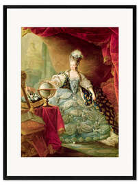 Plakat artystyczny premium w ramie Marie Antoinette