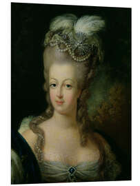 Foam board print Marie-Antoinette of Habsburg-Lorraine