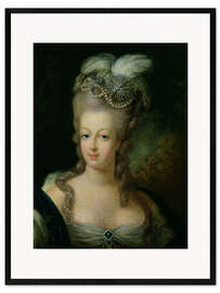 Impression artistique encadrée Marie-Antoinette de Habsbourg-Lorraine