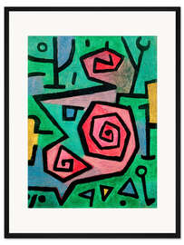 Gerahmter Kunstdruck Heldenmutige Rosen