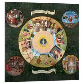 Magnettafel Die Sieben Todsünden und die vier letzten Dinge