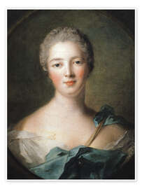 Wandbild  Madame de Pompadour - Jean-Marc Nattier