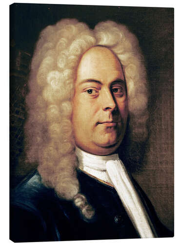 Lærredsbillede George Frederick Handel