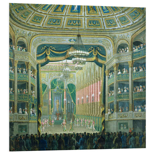 Tableau en PVC Vue de la scène de l'Opéra de Paris