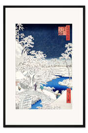 Gerahmter Kunstdruck Trommelbrücke und Yuhigaoka von Meguro