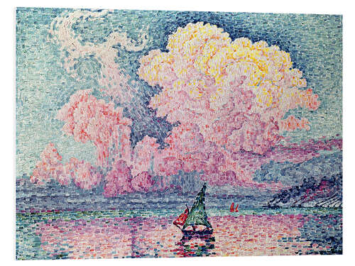 Tableau en PVC Antibes, Le nuage rose