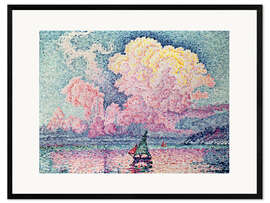 Framed art print Antibes, The Pink Cloud