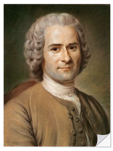 Sticker mural Jean-Jacques Rousseau