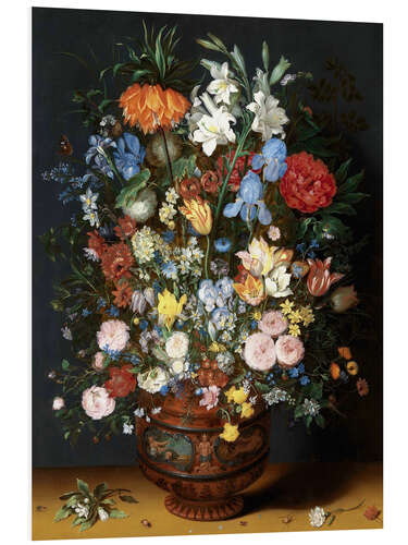 Foam board print Vase of Flowers