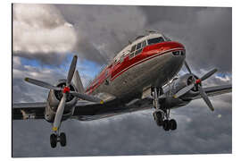 Magnettafel alte Dame der Luftfahrt