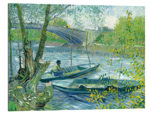 Galleriprint Angler and boat at the Pont de Clichy