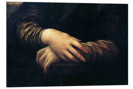 Magnettafel Mona Lisa, Hände (Detail)