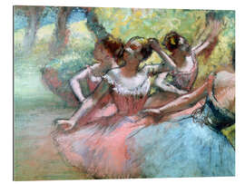 Gallery print Four ballerinas on the stage