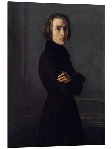 Acrylic print Franz Liszt