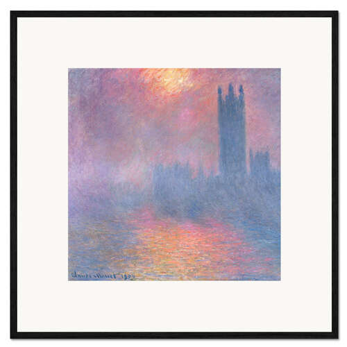 Ingelijste kunstdruk The Houses of Parliament