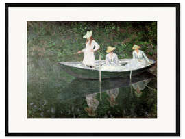Framed art print The Boat at Giverny
