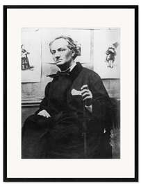 Innrammet kunsttrykk Charles Baudelaire