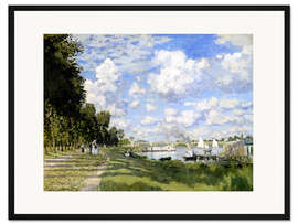 Gerahmter Kunstdruck Das Becken von Argenteuil