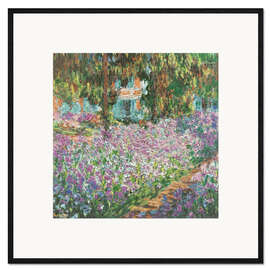 Framed art print The Artist's Garden at Giverny