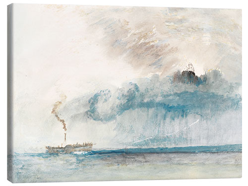 Lienzo Steamboat in a Storm