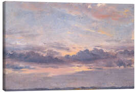 Lienzo  Un estudio de la nube - John Constable