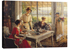 Canvas print Women Taking Tea