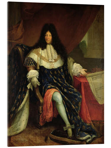 Akrylbilde Louis XIV