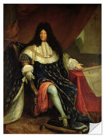 Selvklæbende plakat Louis XIV