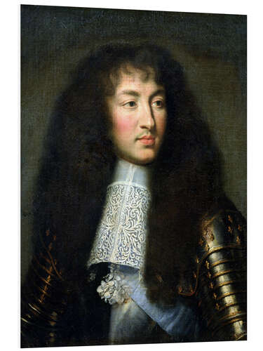 Foam board print Portrait of Louis XIV