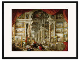 Gerahmter Kunstdruck Galerie mit Bildern vom Modernen Rom