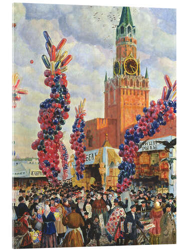 Acrylic print Easter Market at the Moscow Kremlin