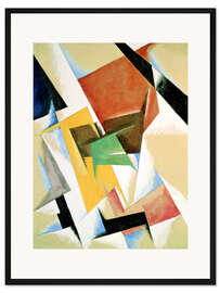 Gerahmter Kunstdruck Abstrakte Komposition