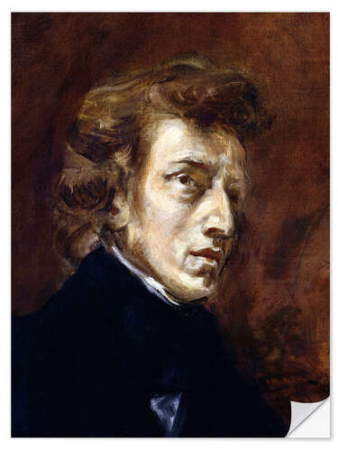 Naklejka na ścianę Frédéric Chopin