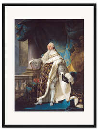 Gerahmter Kunstdruck Louis XVI