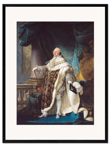 Gerahmter Kunstdruck Louis XVI