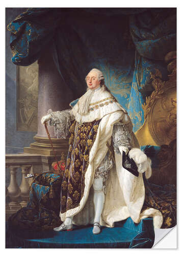 Selvklæbende plakat Louis XVI