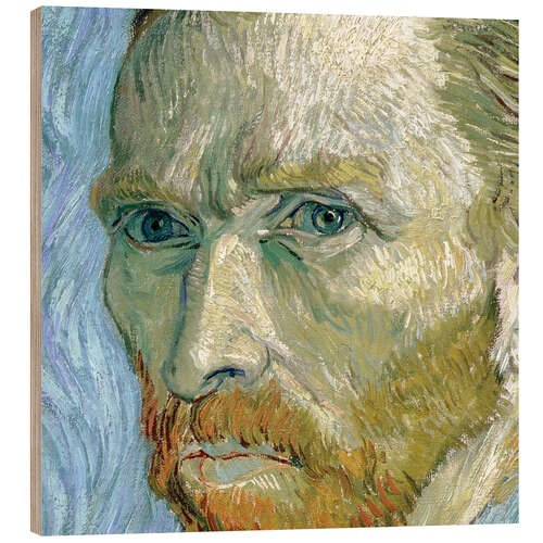 Wood print Self-Portrait (detail)