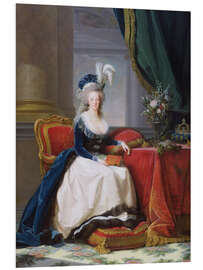 Bilde på skumplate Portrait of Marie Antoinette, Queen of France