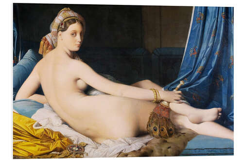 Foam board print The Great Odalisque