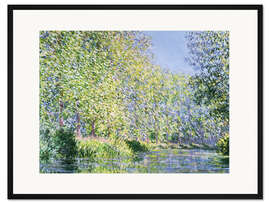 Gerahmter Kunstdruck Biegung der Epte in der Nähe von Giverny